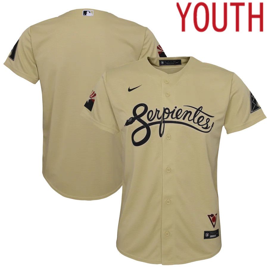 Youth Arizona Diamondbacks Nike Gold City Connect Replica MLB Jersey->youth mlb jersey->Youth Jersey